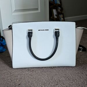 Michael Kors leather Selma satchel